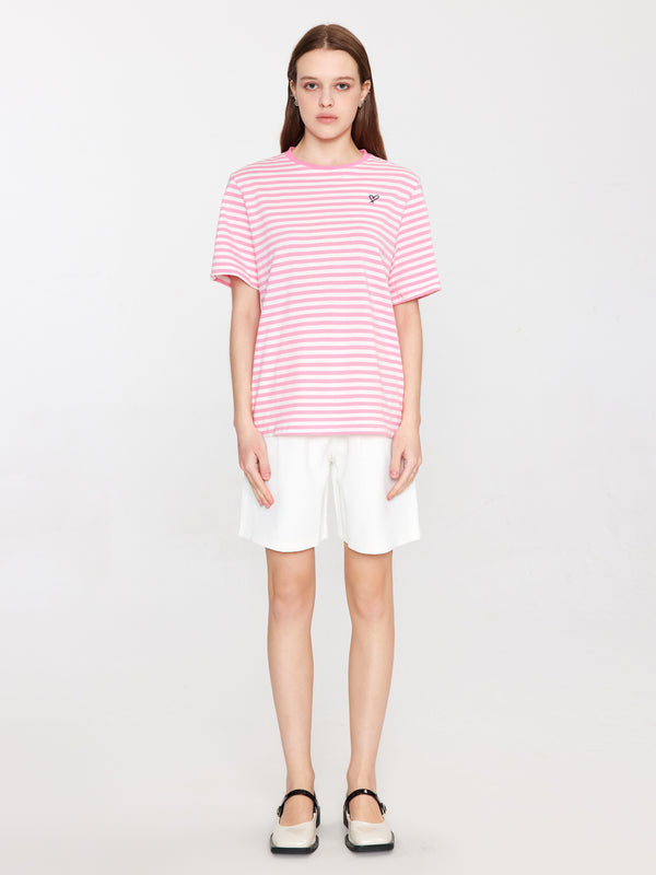 Cubic Pleated Bermuda Shorts White