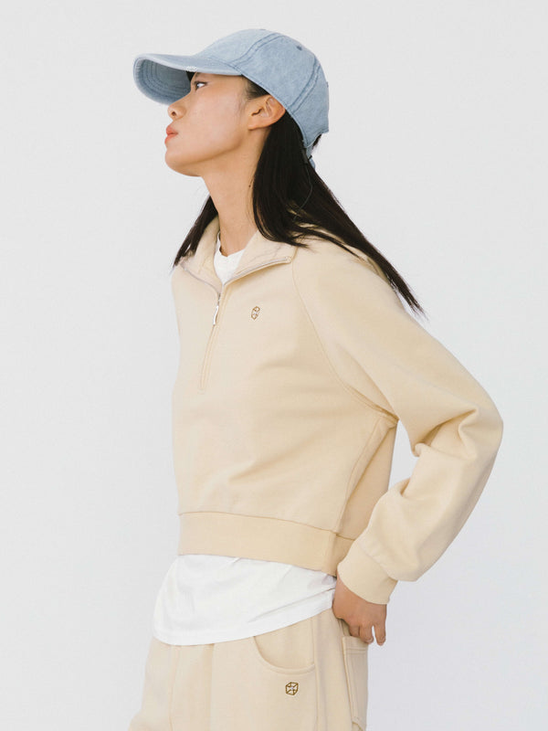 Cubic Pure Cotton Sports Leisure Suit Black