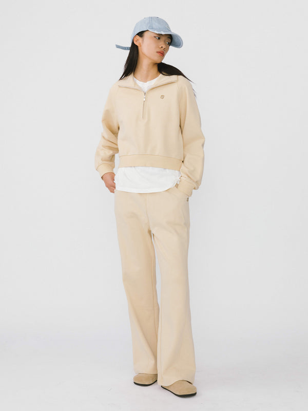 cubic Pure Cotton Sports Leisure Suit Black