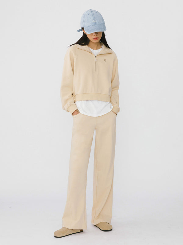 Cubic Pure Cotton Sports Leisure Suit Black