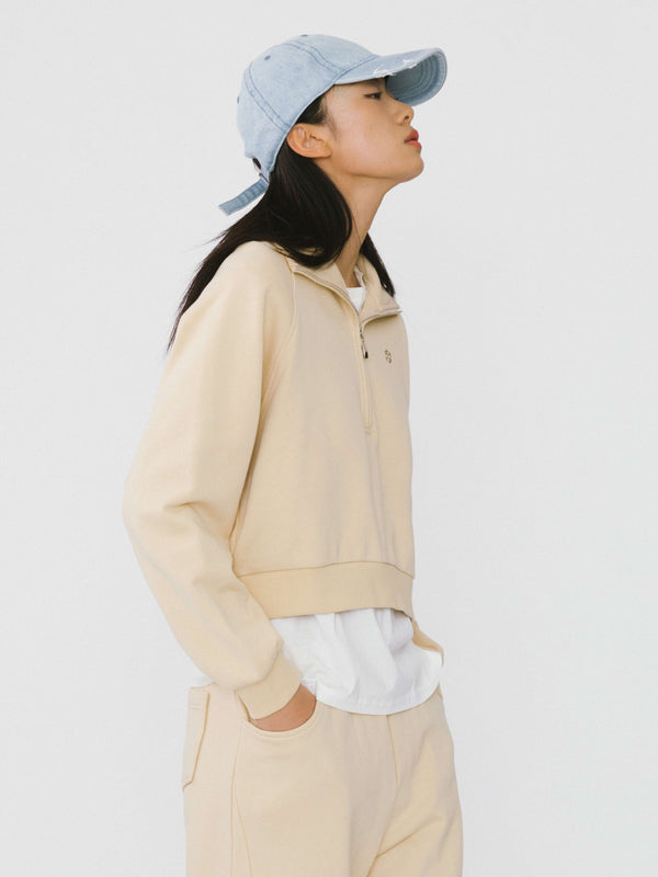 Cubic Pure Cotton Sports Leisure Suit Black