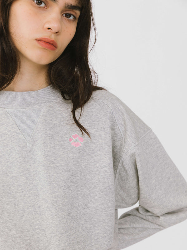 Cubic Short Basic Sweatshirt Light Green