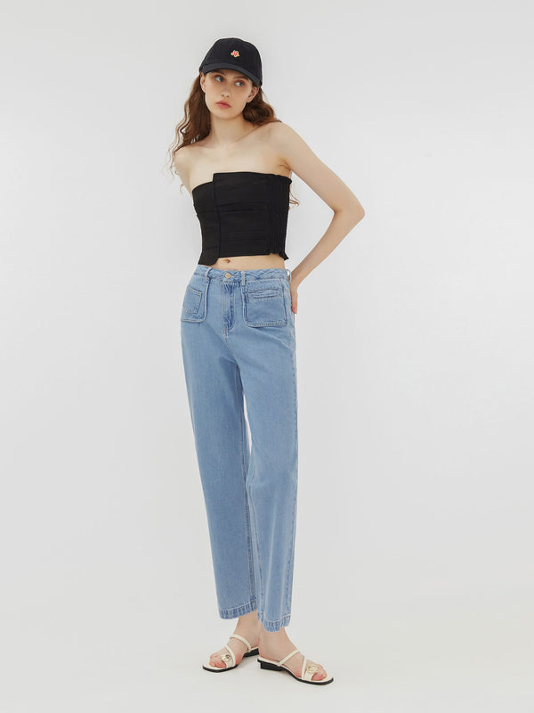 Cubic Slim Fit Tapered Jeans Light Blue