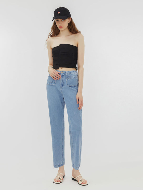 Cubic Slim Fit Tapered Jeans Light Blue