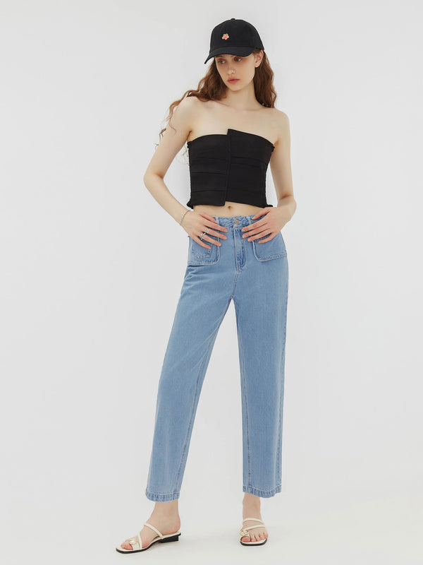 Cubic Slim Fit Tapered Jeans Light Blue