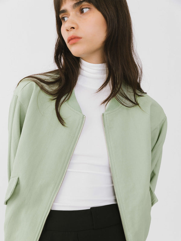 Cubic Turtleneck Fitted Vest Black