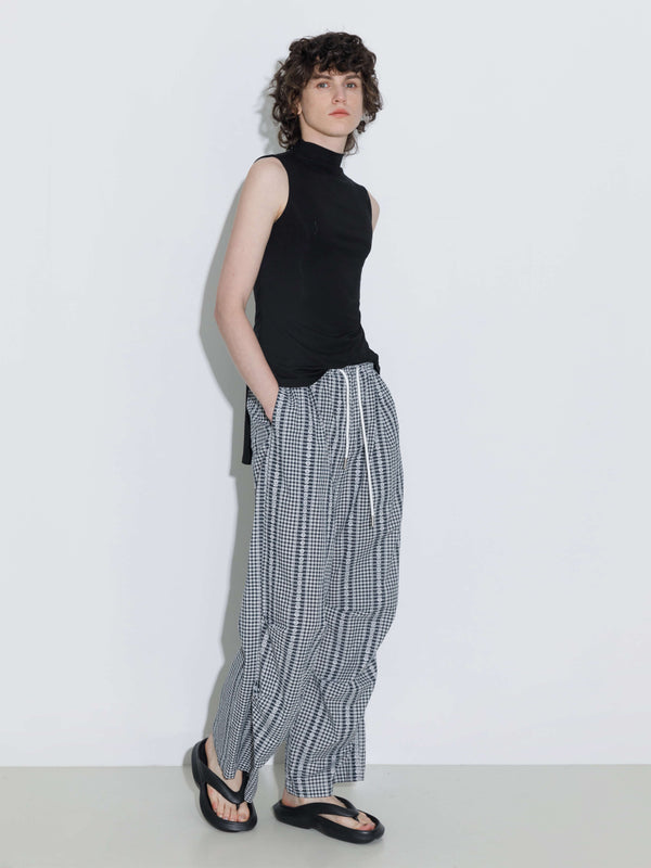 Cubic Lightweight 100% Cotton Loose Fit Casual Pants Navy