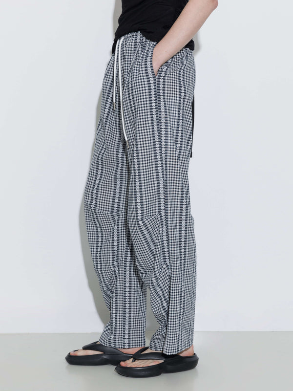 Cubic Lightweight 100% Cotton Loose Fit Casual Pants Navy