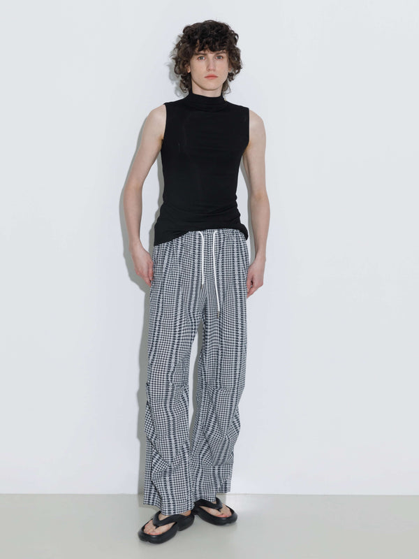 cubic Lightweight 100% Cotton Loose Fit Casual Pants Navy