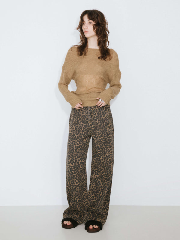 Cubic Off The Shoulder Stacked Long Sleeved Sweater Sienna