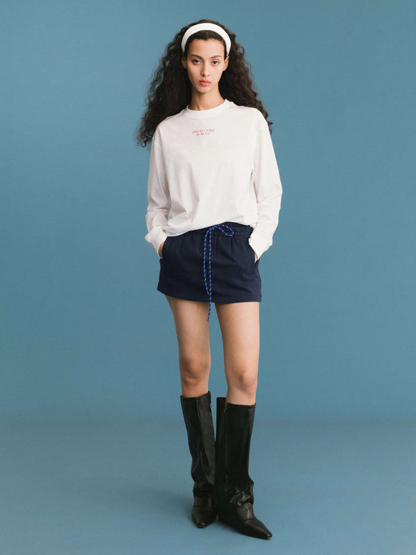 Cubic ONE BY CUBIC White Oversized Sweatshirt White