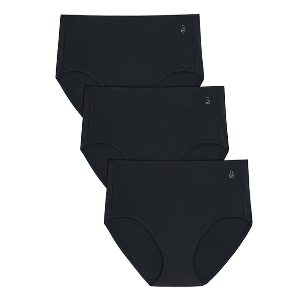 Cuddl Duds Brushed Microfiber Full Brief Panty 3-Pack Intimates