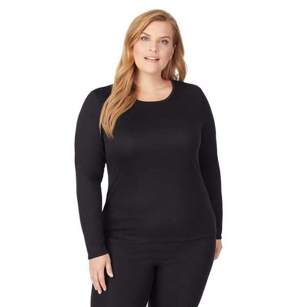 Cuddl Duds Climatesmart Long Sleeve Crew PLUS Shirts U0026 Tops
