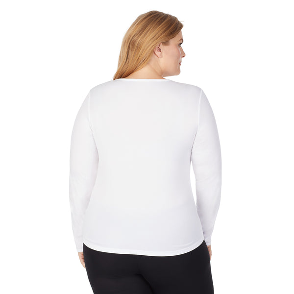 Cuddl Duds Climatesmart Long Sleeve Crew PLUS Shirts U0026 Tops