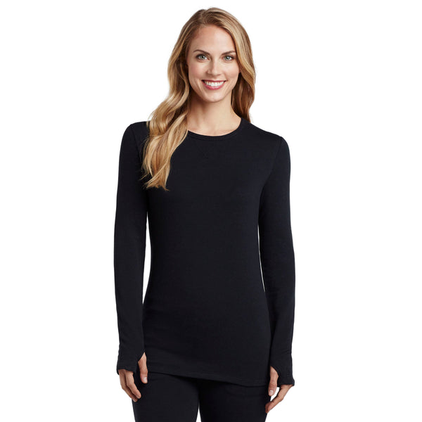 cuddl duds Comfortwear Long Sleeve Crew Shirts u0026 Tops