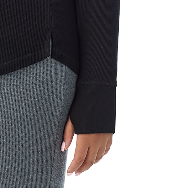 Cuddl Duds Cozy Stretch Thermal Long Sleeve Crew PLUS Shirts U0026 Tops