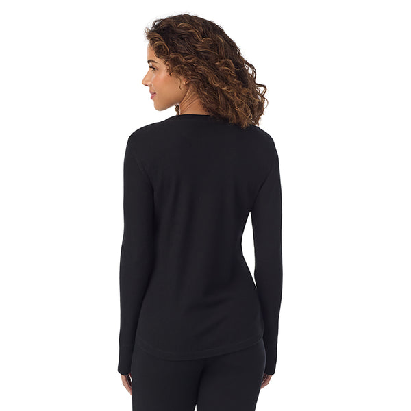 Cuddl Duds Cozy Stretch Thermal Long Sleeve Crew Shirts U0026 Tops