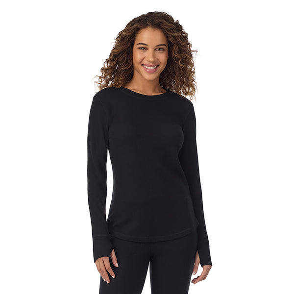 cuddl duds Cozy Stretch Thermal Long Sleeve Crew Shirts u0026 Tops