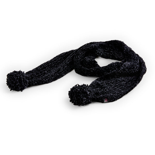 Cuddl Duds Chenille Pom Scarf Scarves