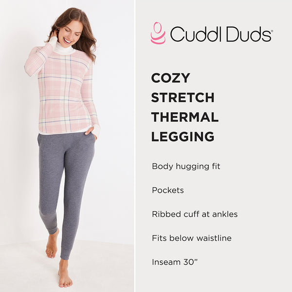 Cuddl Duds Cozy Stretch Thermal Legging PLUS Pants