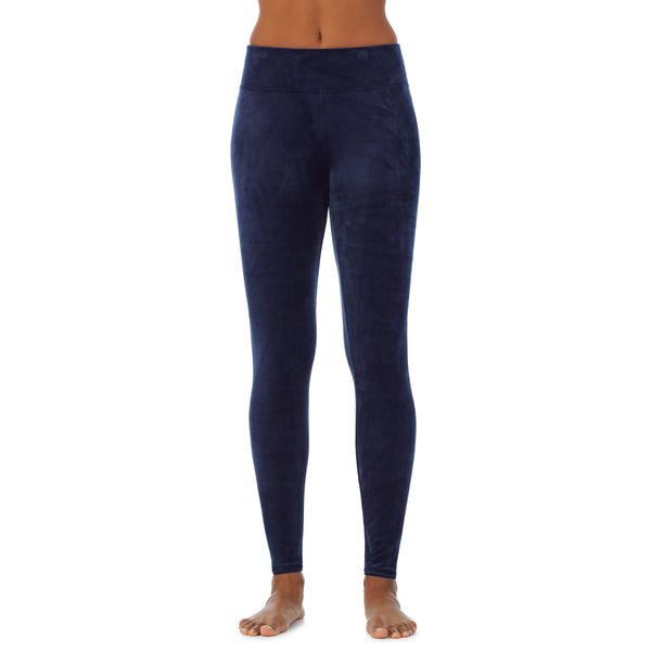 Cuddl Duds Double Plush Velour Legging Pants