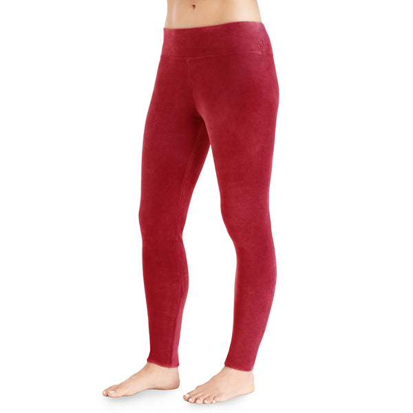 Cuddl Duds Double Plush Velour Legging Women