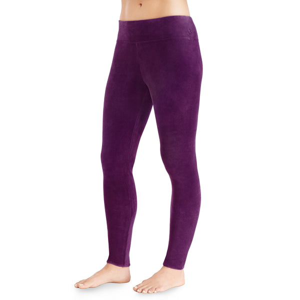 cuddl duds Double Plush Velour Legging Women