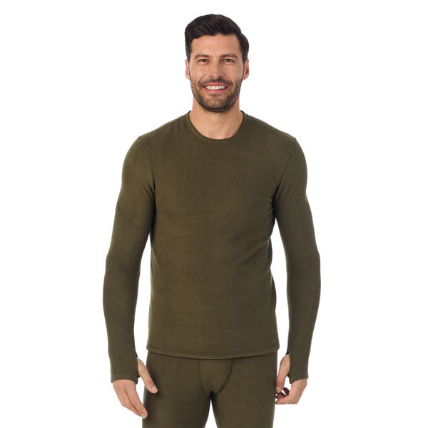 Cuddl Duds Fleecewear Long Sleeve Crew Long Johns