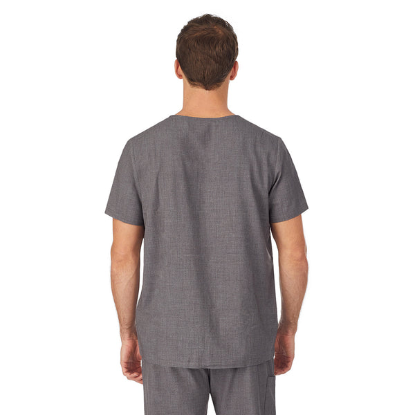 Cuddl Duds Mens Scrub V-Neck Top With Pockets Mens