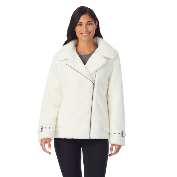 cuddl duds Plush Moto Jacket Coats u0026 Jackets