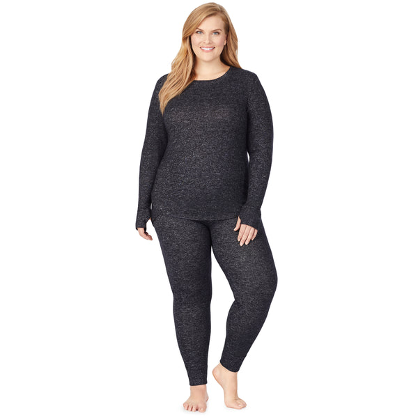 Cuddl Duds SoftKnit Legging PLUS Pants