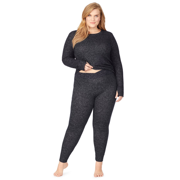 Cuddl Duds SoftKnit Legging PLUS Pants