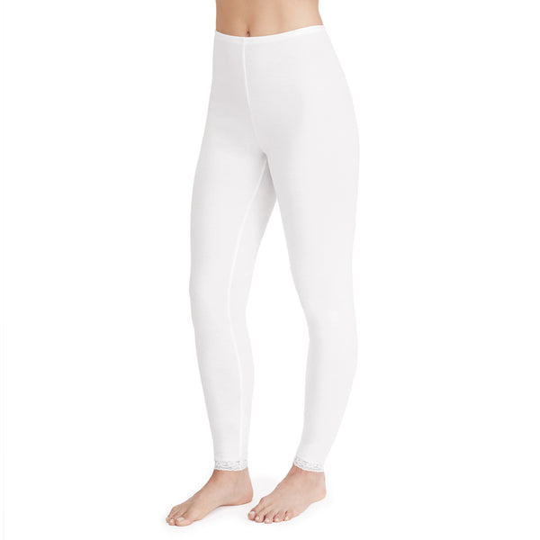 Cuddl Duds Softwear Lace Edge Legging Pants