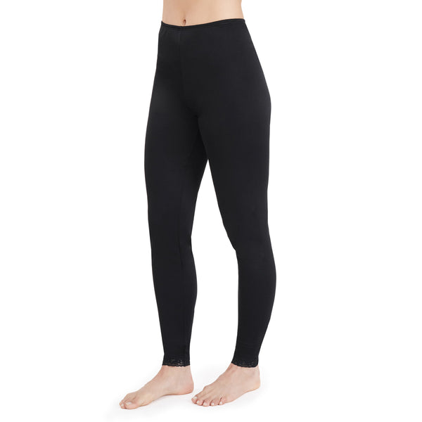 cuddl duds Softwear Lace Edge Legging Pants