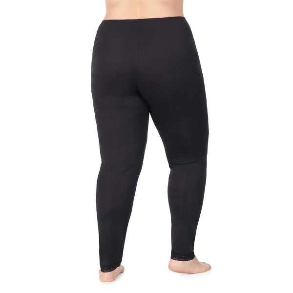 Cuddl Duds Softwear Lace Edge Legging PLUS Pants