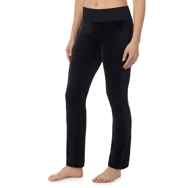 Cuddl Duds Stretch Velour Boot Cut Legging Pants