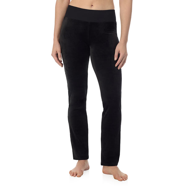 cuddl duds Stretch Velour Boot Cut Legging Pants