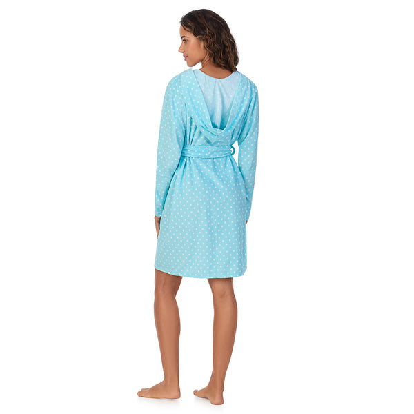 Cuddl Duds Vintage Terry Wrap Robe With Hood Robes