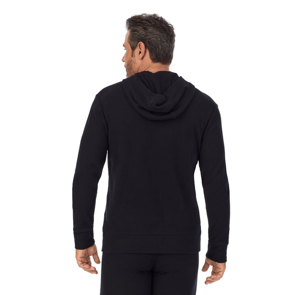 Cuddl Duds Waffle Thermal Pull-Over Hoodie