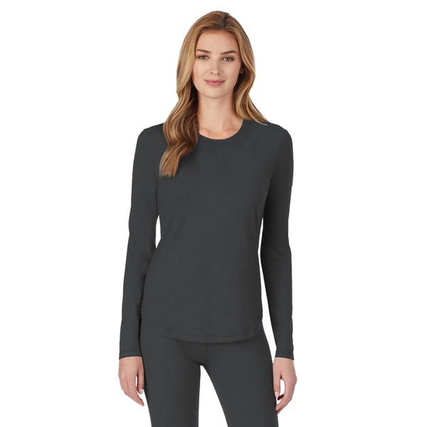 Cuddl Duds Womens Underscrub Crew Neck Top Women