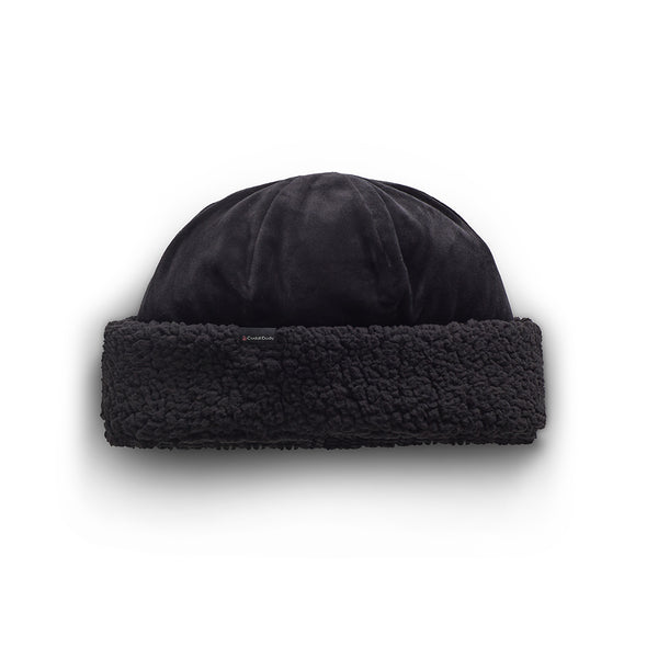 Cuddl Duds Double Plush Velour Hat With Sherpa Cuff Hats