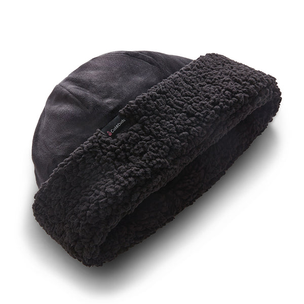 Cuddl Duds Double Plush Velour Hat With Sherpa Cuff Hats