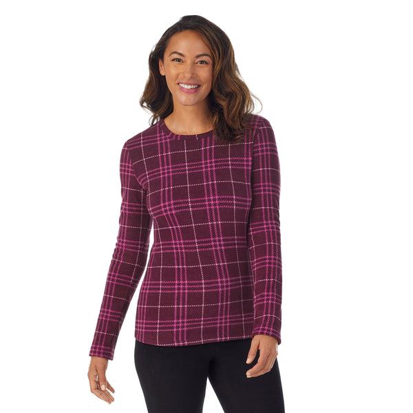 Cuddl Duds Fleecewear With Stretch Long Sleeve Crew Shirts U0026 Tops