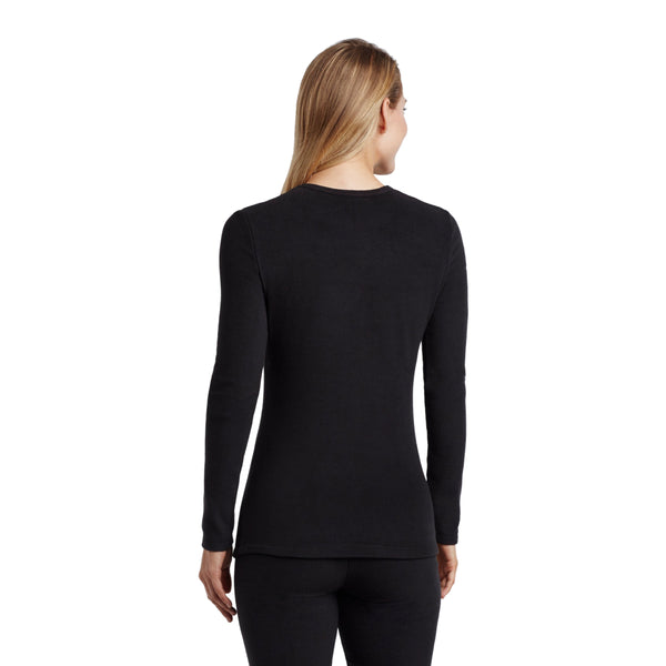 Cuddl Duds Fleecewear With Stretch Long Sleeve Crew Shirts U0026 Tops