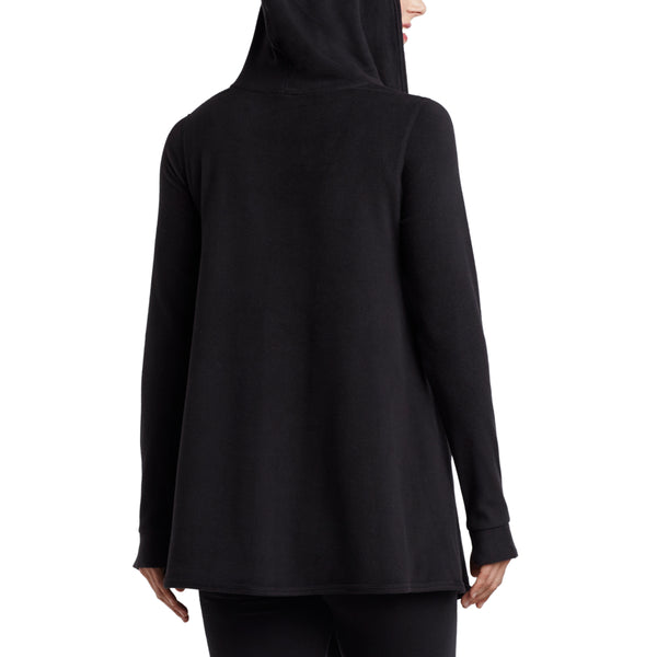 Cuddl Duds Fleecewear With Stretch Long Sleeve Hooded Wrap Shirts U0026 Tops