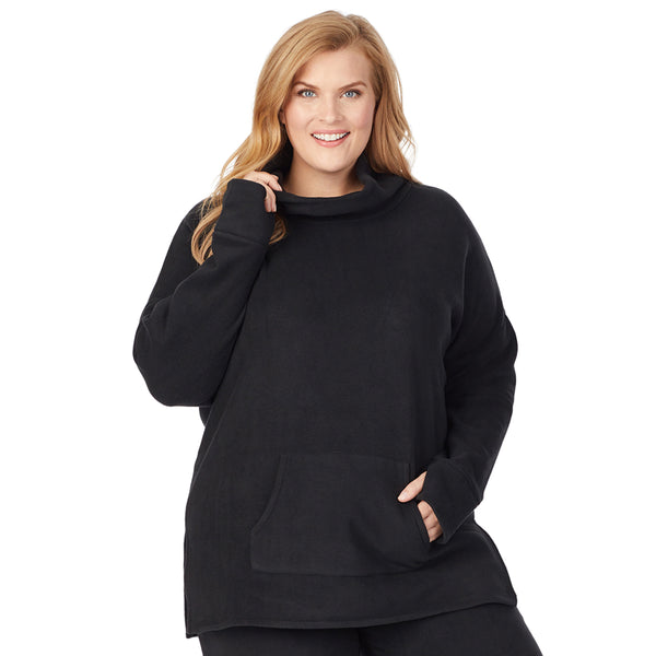 cuddl duds Fleecewear With Stretch Long Sleeve Tunic PLUS Shirts u0026 Tops