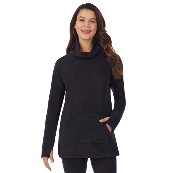 cuddl duds Fleecewear With Stretch Long Sleeve Tunic Shirts u0026 Tops