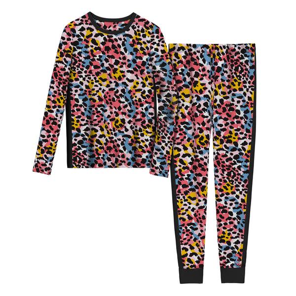 Cuddl Duds Girls Fleece 2 Pc. Long Sleeve Crew & Pant Set Long Johns