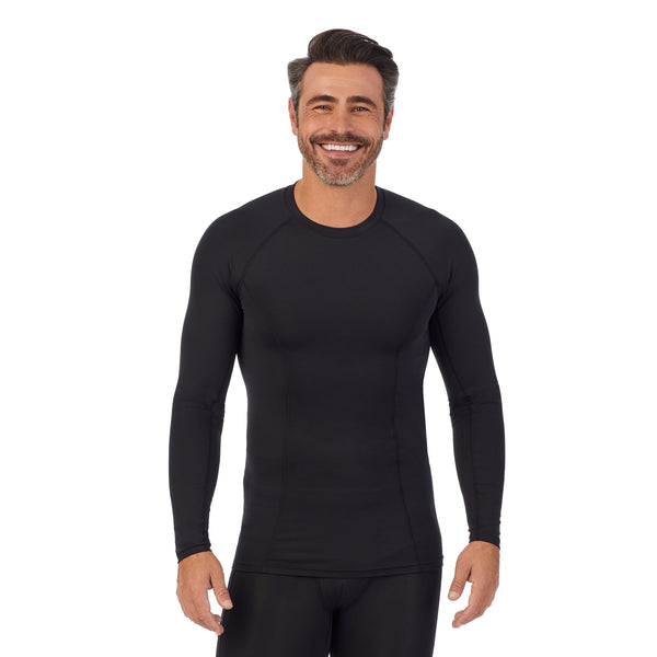 cuddl duds Lite Compression Long Sleeve Crew Long Johns