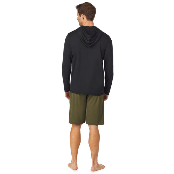 Cuddl Duds Mens Far-Infrared Enhance Sleep Hoodie Men